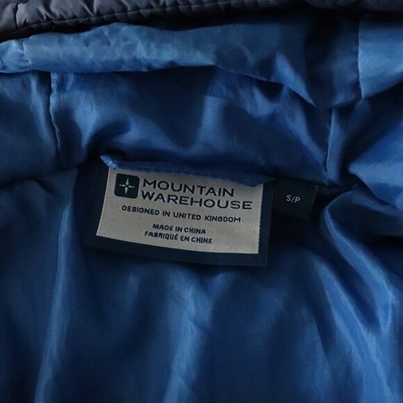 Mountain Warehouse Men's Sz S Blue Seasons Padded Hooded Winter Lined Jacket - Picture 14 of 15